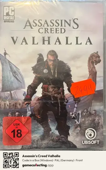 Assassin's Creed Valhalla Computer, Germany box front
