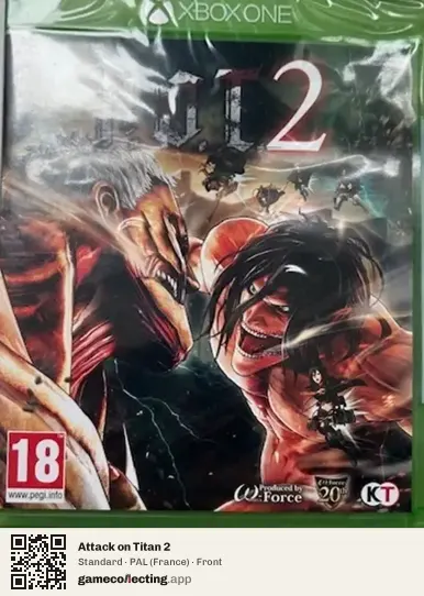 Attack on Titan 2 Xbox One, France box front
