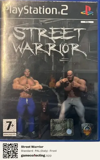 Street Warrior PlayStation 2, Italy box front
