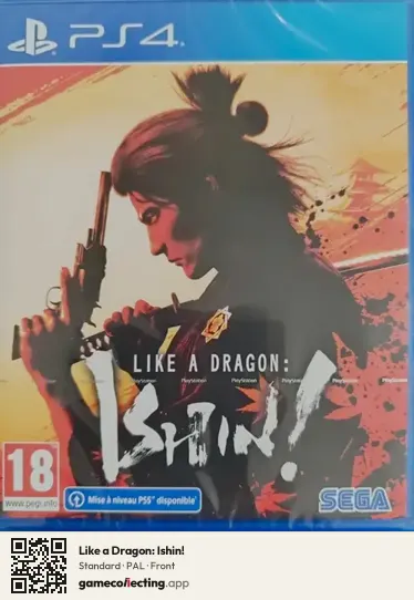 Like a Dragon: Ishin! PlayStation 4, PAL box front