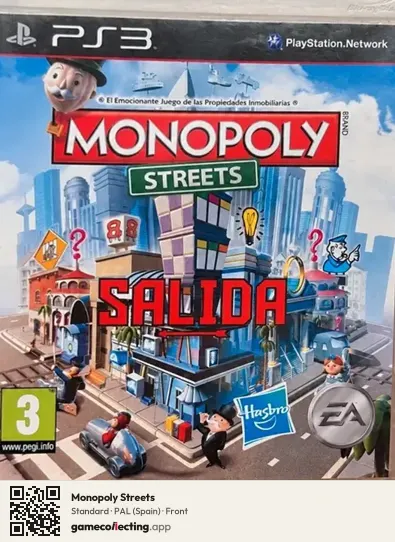 Monopoly Streets PlayStation 3, Spain box front