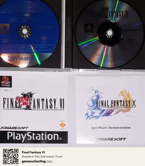 Final Fantasy VI PlayStation, Germany box front