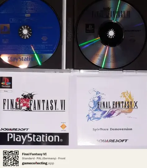 Final Fantasy VI PlayStation, Germany box front