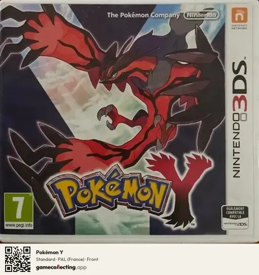 Pokémon Y Nintendo 3DS, France box front