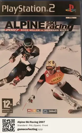 Alpine Ski Racing 2007 PlayStation 2, Spain box front