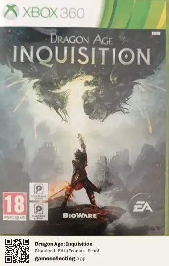 Dragon Age: Inquisition Xbox 360, France box front