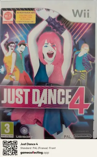 Just Dance 4 Nintendo Wii, France box front