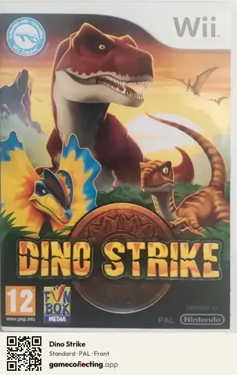 Dino Strike Nintendo Wii, PAL box front