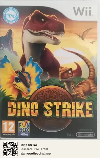 Dino Strike Nintendo Wii, PAL box front