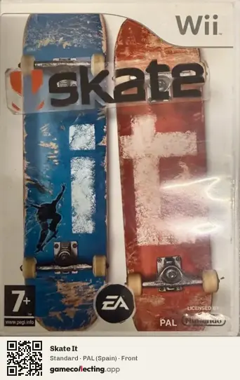 Skate It Nintendo Wii, Spain box front