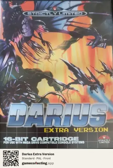 Darius Extra Version Sega Mega Drive / Genesis, PAL box front