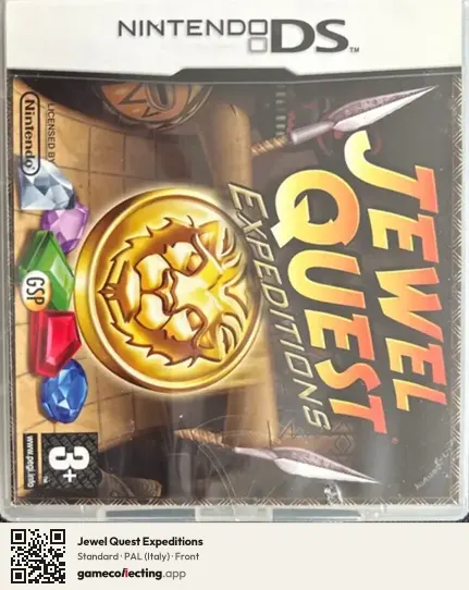 Jewel Quest Expeditions Nintendo DS, Italy box front