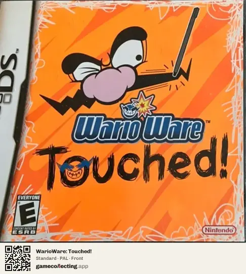 WarioWare: Touched! Nintendo DS, PAL box front