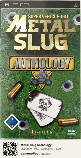 Metal Slug Anthology PlayStation Portable, Germany box front