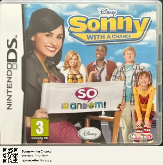 Sonny with a Chance Nintendo DS, PAL box front