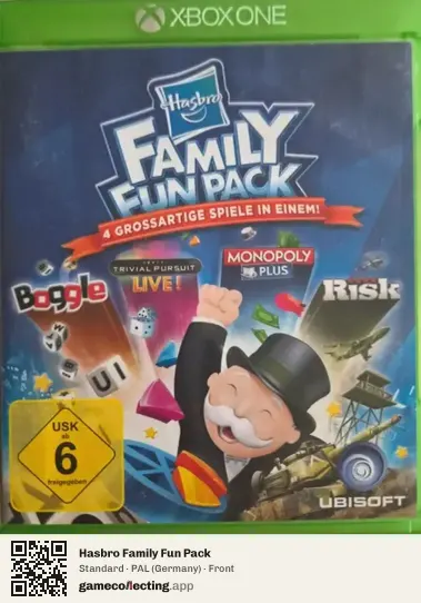Hasbro Family Fun Pack Xbox One, Germany box front
