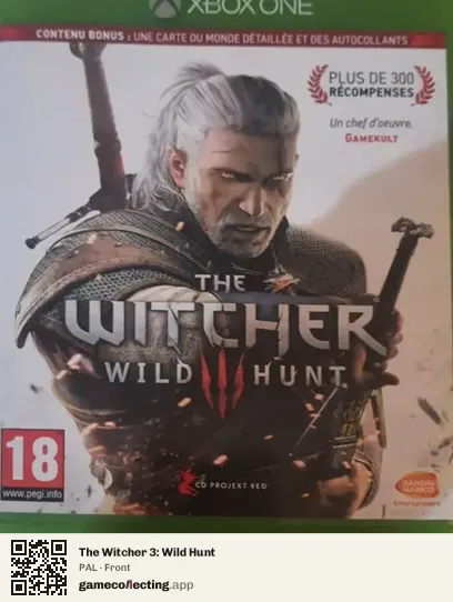 The Witcher 3: Wild Hunt Xbox One, PAL box front