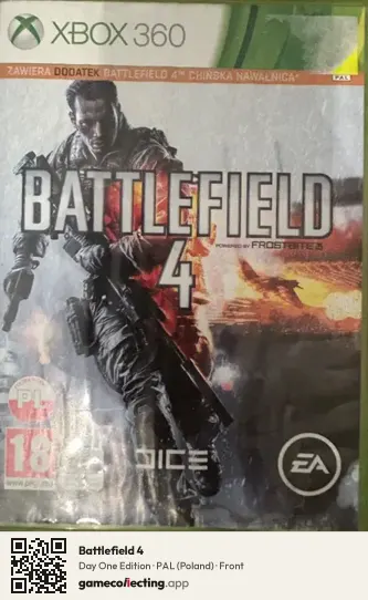 Battlefield 4 Xbox 360, Poland box front