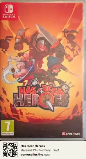 Has-Been Heroes Nintendo Switch, Germany box front