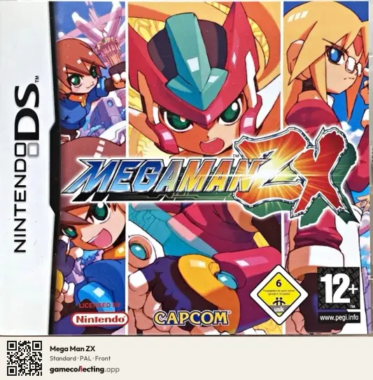 Mega Man ZX Nintendo DS, PAL box front