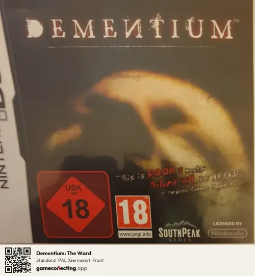 Dementium: The Ward Nintendo DS, Germany box front
