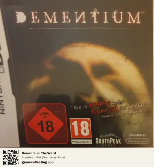 Dementium: The Ward Nintendo DS, Germany box front