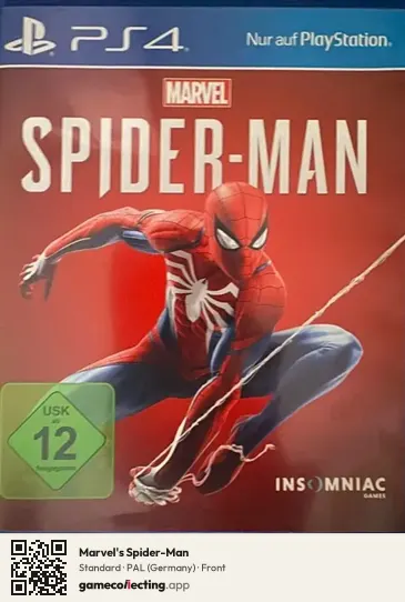 Marvel's Spider-Man PlayStation 4, Germany box front