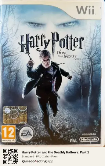 Harry Potter and the Deathly Hallows: Part 1 Nintendo Wii, Italy box front