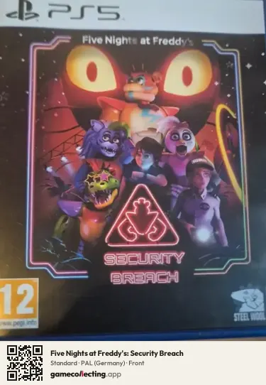 Five Nights at Freddy's: Security Breach PlayStation 5, Germany box front