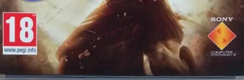 God of War: Ascension, the PEGI square on its front