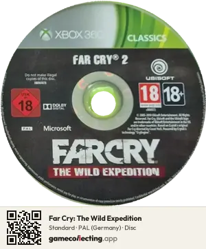 Far Cry: The Wild Expedition Xbox 360, PAL disc
