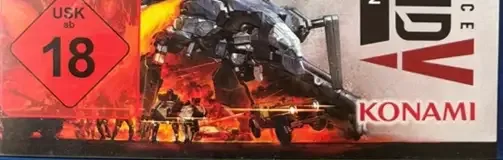 Metal Gear Solid V: The Definitive Experience, the USK square on its front