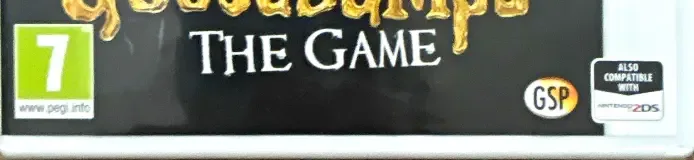 Goosebumps: The Game, the PEGI square on its front