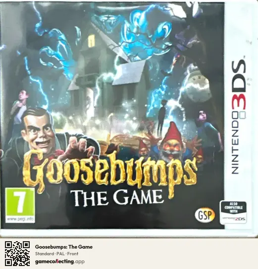 Goosebumps: The Game Nintendo 3DS, PAL box front