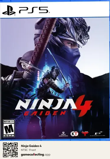 Ninja Gaiden 4 PlayStation 5, NTSC box front