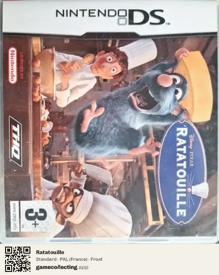 Ratatouille Nintendo DS, France box front