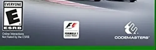 F1 2016, the ESRB box on its front
