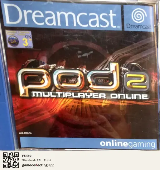 POD 2 Sega Dreamcast, PAL box front