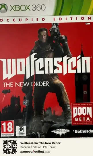 Wolfenstein: The New Order Xbox 360, PAL box front