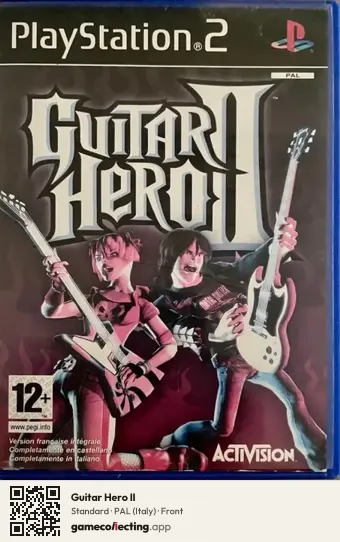 Guitar Hero II PlayStation 2, Italy box front