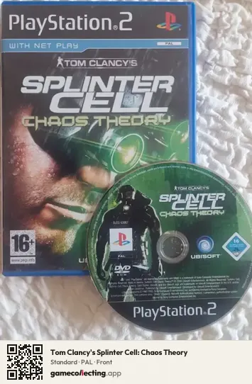 Tom Clancy's Splinter Cell: Chaos Theory PlayStation 2, PAL box front