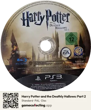 Harry Potter and the Deathly Hallows: Part 2 PlayStation 3, PAL disc