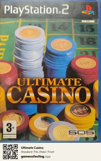Ultimate Casino PlayStation 2, Italy box front