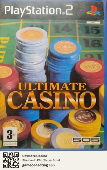 Ultimate Casino PlayStation 2, Italy box front