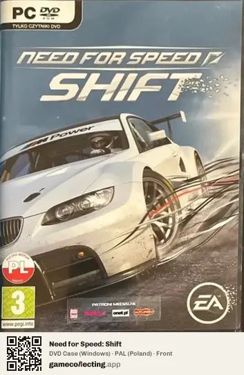 Need for Speed: Shift Computer, Poland box front