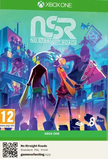 No Straight Roads Xbox One, PAL box front