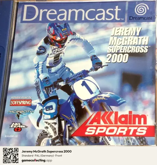 Jeremy McGrath Supercross 2000 Sega Dreamcast, Germany box front