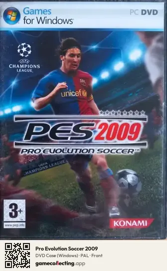 Pro Evolution Soccer 2009 Computer, PAL box front