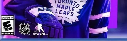 NHL 20, the ESRB box on its front