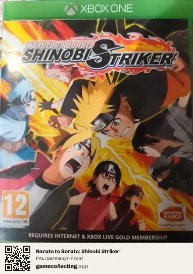 Naruto to Boruto: Shinobi Striker Xbox One, Germany box front